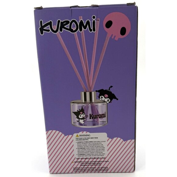 Kuromi Reed Diffuser With Vanilla Scent 100 ML Oil & 5 Sticks Aromatherapy Home - Picture 3 of 6
